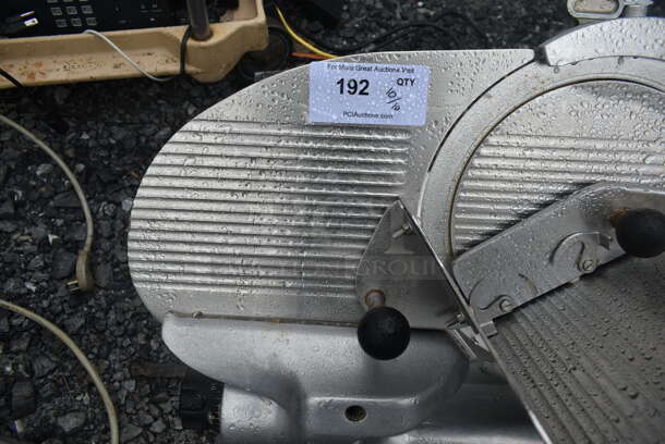 Stainless Steel Commercial Countertop Meat Slicer w/ Blade Sharpener. Tested and Working! - Image 5 of 9