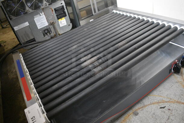 APW Wyott Model HRS-75 5T Stainless Steel Commercial Countertop Hot Dog Roller. 208/240 Volts, 1 Phase. 36x30x11 - Image 5 of 7