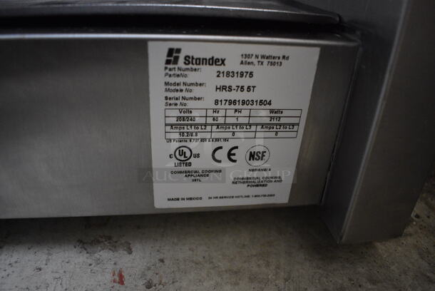 APW Wyott Model HRS-75 5T Stainless Steel Commercial Countertop Hot Dog Roller. 208/240 Volts, 1 Phase. 36x30x11 - Image 6 of 7