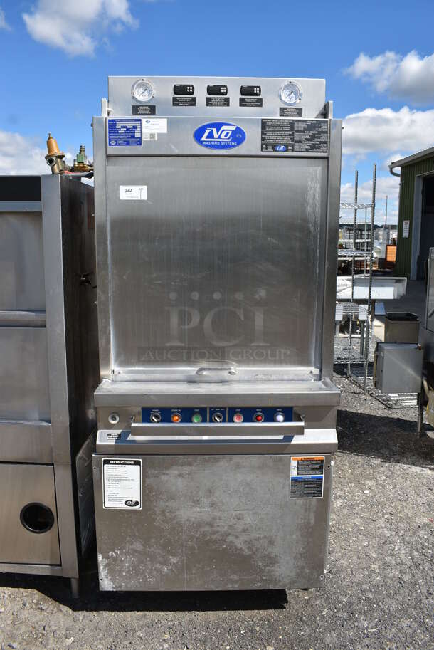 LVO FL14E Stainless Steel Commercial Pot / Pan Washer. 460 Volts, 3 Phase. 36x48x84