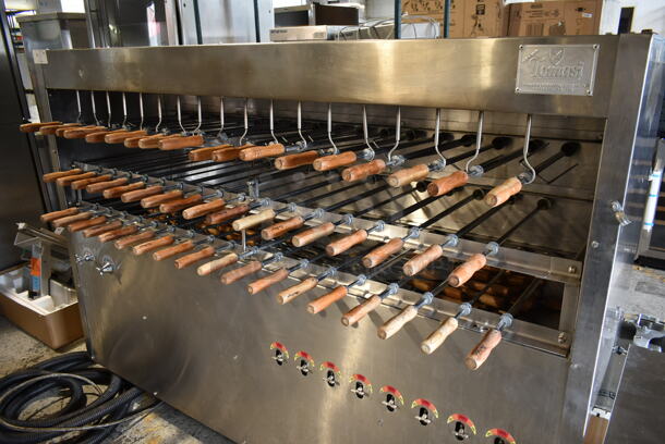 Tomasi CH-53-TE-EXP Stainless Steel Commercial Floor Style Natural Gas Powered 53 Spit Rotisserie Oven. - Image 2 of 11