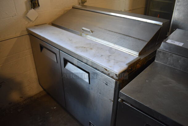 2015 Migali Model C-SP48-12 Stainless Steel Commercial Sandwich Salad Prep Table Bain Marie Mega Top on Commercial Casters. 115 Volts, 1 Phase. 48.5x30x44. Tested and Working! - Image 2 of 7