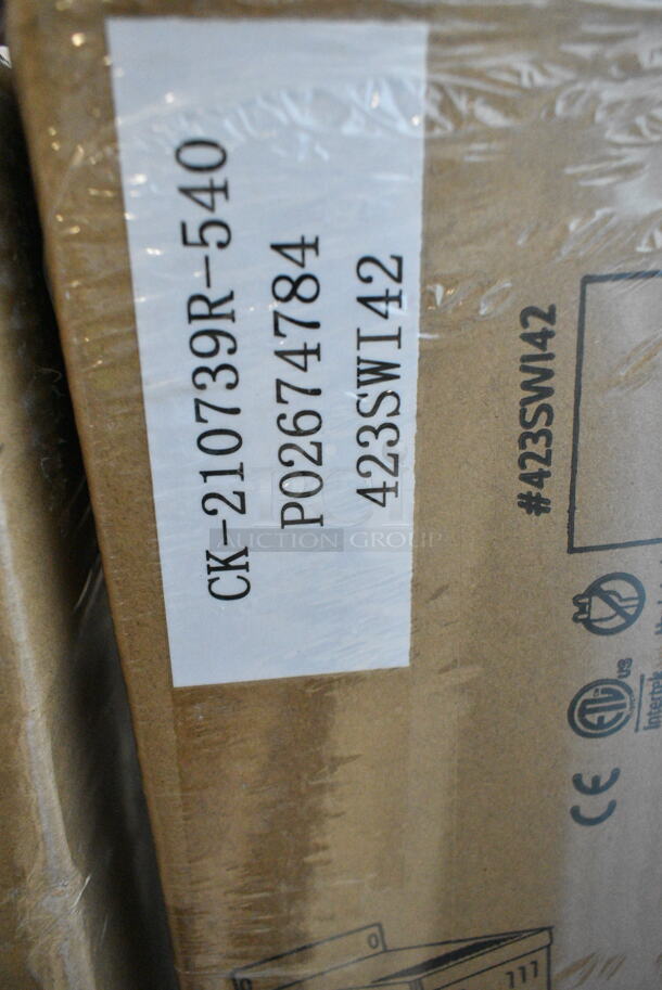 2 BRAND NEW IN BOX! ServIt 423SWI42 Stainless Steel Commercial 42" High Wattage Strip Warmer with Infinite Controls. 120 Volts, 1 Phase. 2 Times Your Bid! - Image 3 of 4