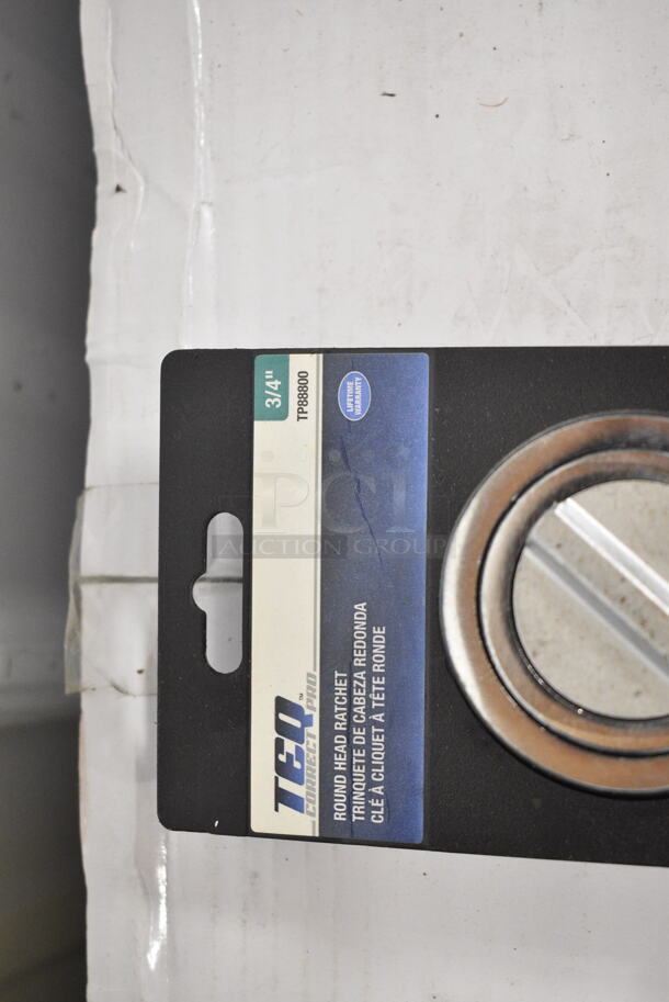 3 BRAND NEW! TEQ Items; 8" Extension, Ratchet, Round Head Ratchet. 3 Times Your Bid! - Image 8 of 9
