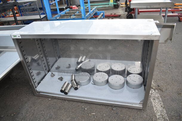 BRAND NEW SCRATCH AND DENT! Regency 600DC1548 15" x 48" 18 Gauge Type 304 Stainless Steel Dish Cabinet with Adjustable Midshelf - Image 2 of 6