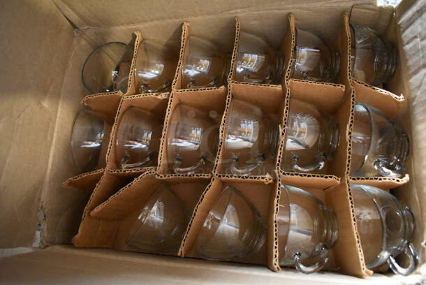 3 Boxes of Various BRAND NEW Glasses; 21 Steelite Nick & Nora 3x3x6 Wine Glasses, 34 Libbey 279U 4x4x2.25 Glass Punch Mugs and 35 Libbey 8054 Georgian 3x3x6 Irish Coffee Glasses. 3 Times Your Bid! - Image 8 of 12