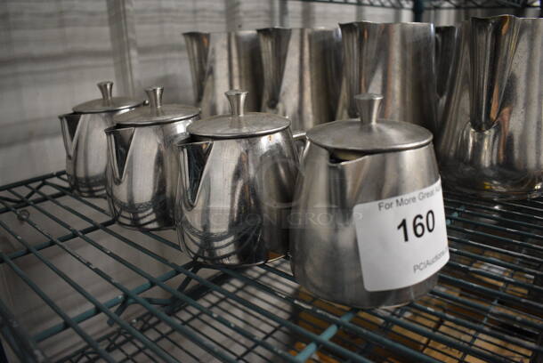 4 Metal Pitchers w/ Lid. 6x4x4.5. 4 Times Your Bid! - Image 2 of 2