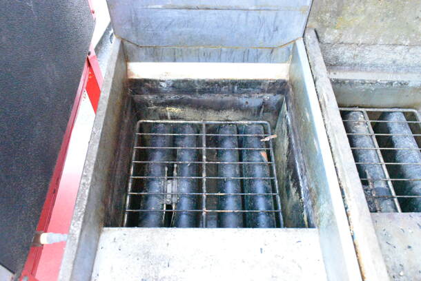 2018 Pantin LT-GF120 Stainless Steel Commercial Floor Style Natural Gas Powered Deep Fat Fryer. 120,000 BTU.  - Image 2 of 4