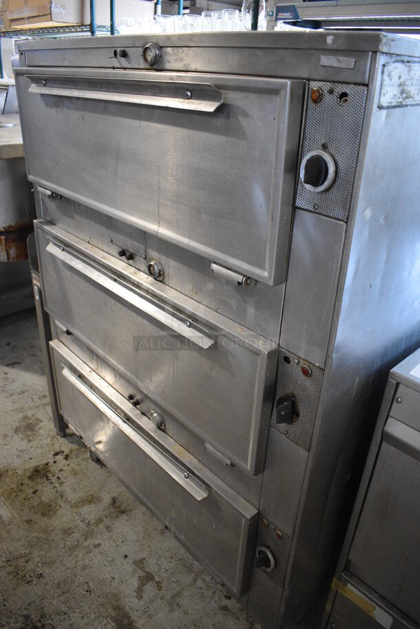 Stainless Steel Commercial Triple Deck Warmer. 208 Volts, 3 Phase. 37x30x50 - Image 6 of 8