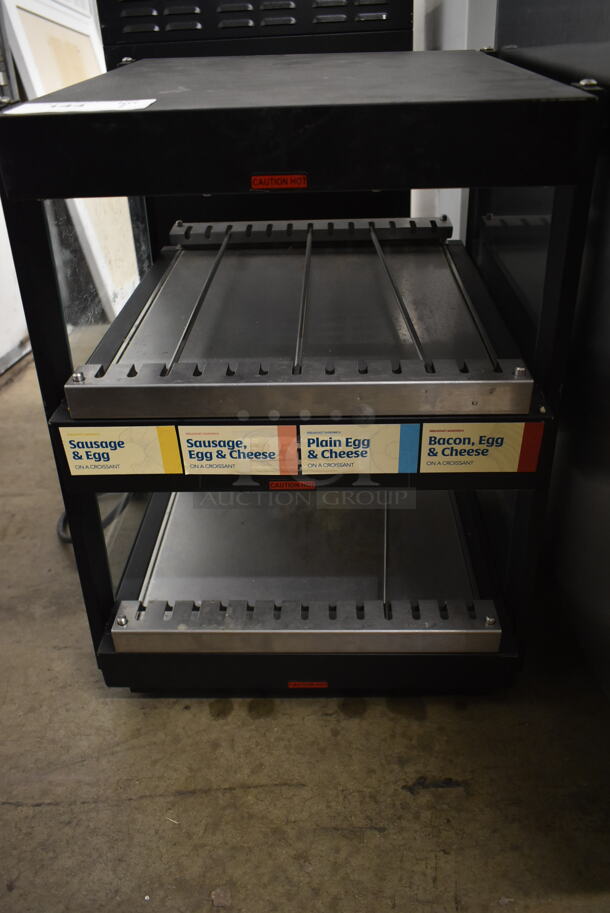 2011 Nemco 6480-18S Metal Commercial Countertop 2 Tier Warming Display Case Merchandiser. 120 Volts, 1 Phase. Tested and Working! - Image 4 of 6