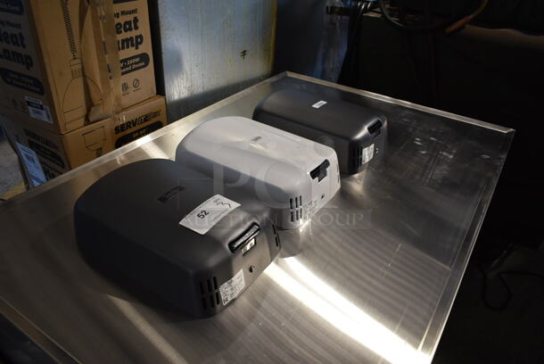 ALL ONE MONEY! Lot of 3 BRAND NEW Various Excel Wall Mount Air Dryers, Models TA-GR, TA-ABSH and TA-GRH. 110-120 Volts, 1 Phase.  - Image 8 of 11