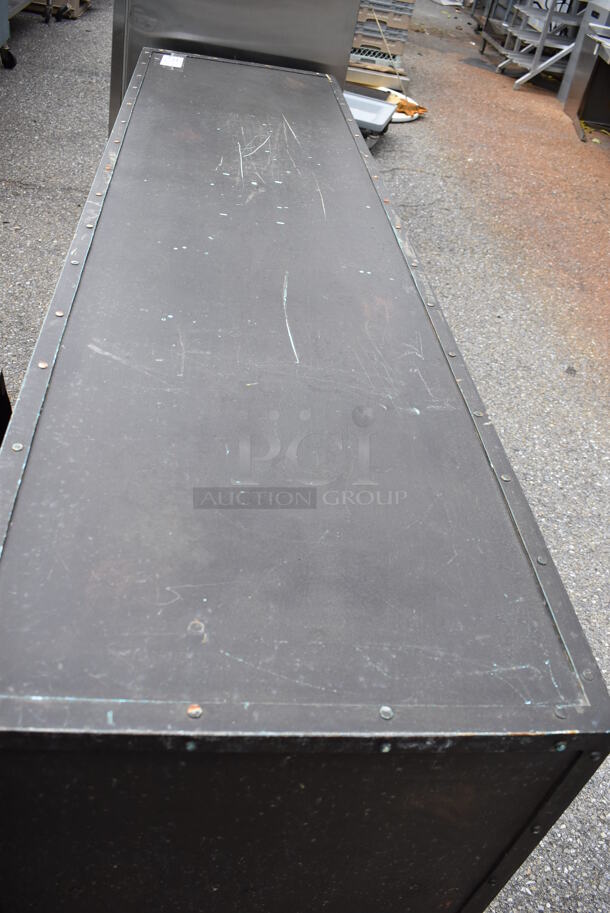 Black 4 Door Cabinet. 76x22x31 - Image 7 of 7