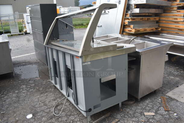 Duke SUB-CP-TC60 M Stainless Steel Commercial Subway Sandwich Make Line w. Lowering Sneeze Guard. 120 Volts, 1 Phase. - Image 3 of 10