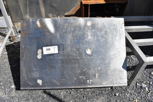 Stainless Steel Wall Mount Shelf. 30x20x24 - Image 1 of 4