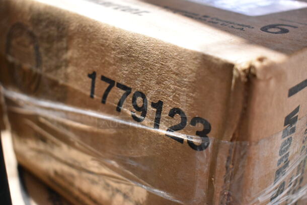 6 Boxes of 6 BRAND NEW IN BOX! Rubbermaid FG201P00AMBR Amber Poly 1/9 Size Drop In Bins. 1/9x4. 6 Times Your Bid! - Image 5 of 5