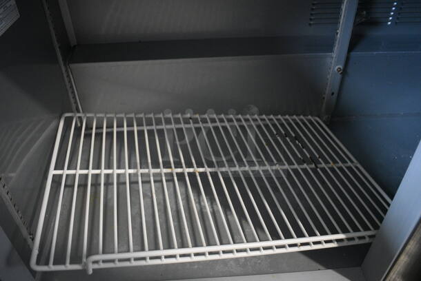 Beverage Air Model UCR72AY-23 Stainless Steel Commercial 3 Door Undercounter Cooler on Commercial Casters. 115 Volts, 1 Phase. 72x30.5x31.5. Tested and Powers On But Does Not Get Cold - Image 4 of 7