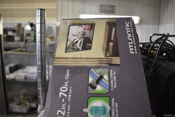 IN ORIGINAL BOX! Black Metal Wall Mount for Television - Image 2 of 3
