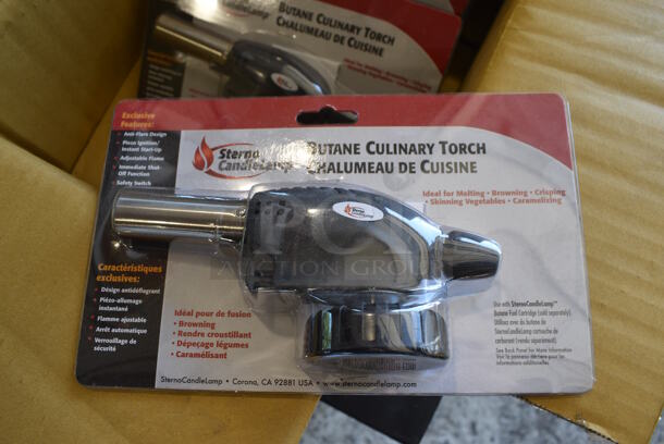4 BRAND NEW IN BOX! Sterno Butane Culinary Torches. 6.5x2x3. 4 Times Your Bid!