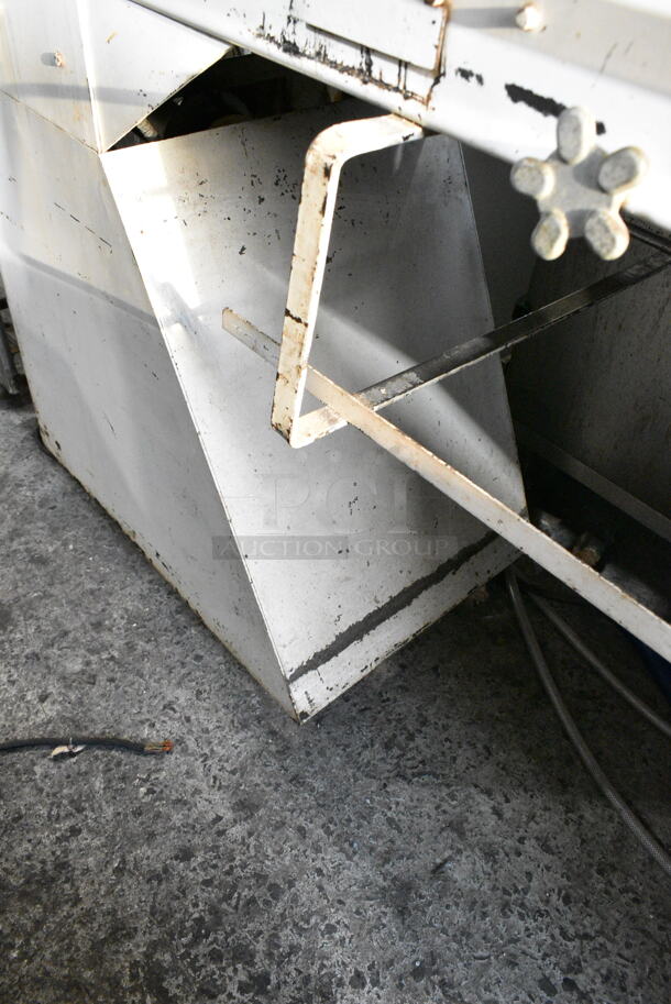 Acme 8-4 Metal Commercial Floor Style Dough Sheeter on Commercial Casters. 115 Volts, 1 Phase.  Tested and Working! - Image 4 of 5