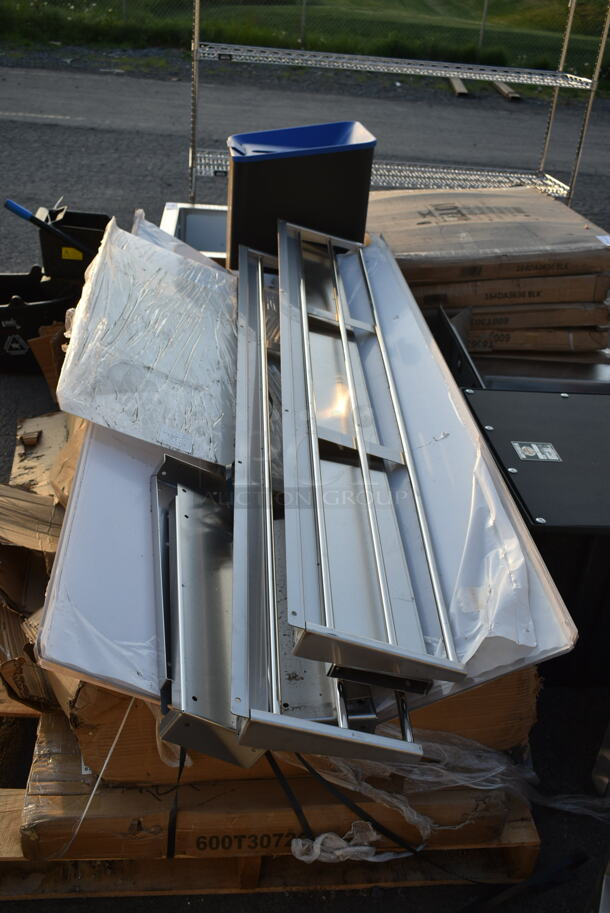 ALL ONE MONEY! Lot of Sneeze Guards and Tray Slides - Image 1 of 6