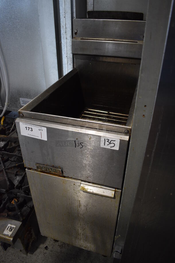 Cecilware Model FMP 40 Stainless Steel Commercial Floor Style Natural Gas Powered Deep Fat Fryer. 15.5x30x49 - Image 2 of 6
