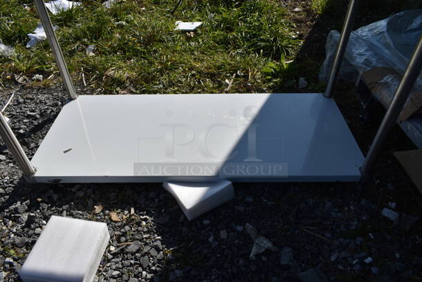 BRAND NEW SCRATCH AND DENT! Stainless Steel Commercial Table w/ Under Shelf. - Image 3 of 4