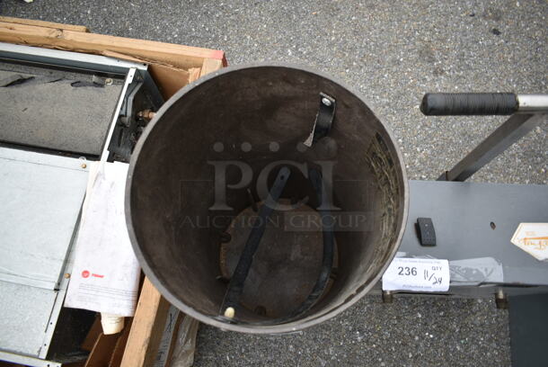 Brown Poly Trash Can. - Image 3 of 3