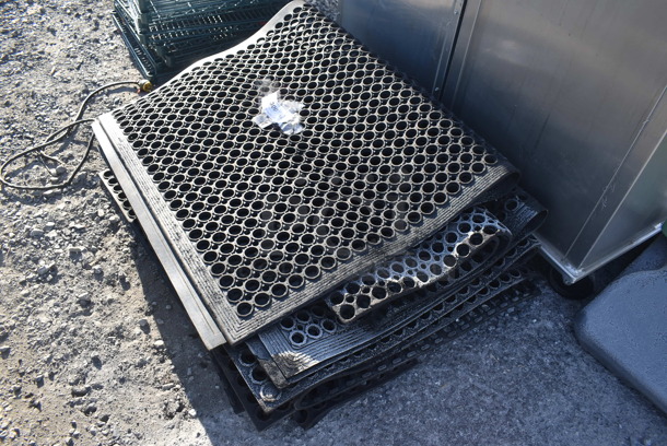6 Various Black Anti Fatigue Floor Mats. Includes 36x60x1. 6 Times Your Bid! - Image 2 of 3