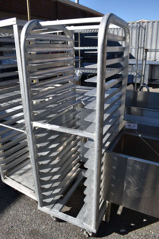 Metal Commercial Pan Transport Rack on Commercial Casters. 21.5x25.5x64 - Image 5 of 5