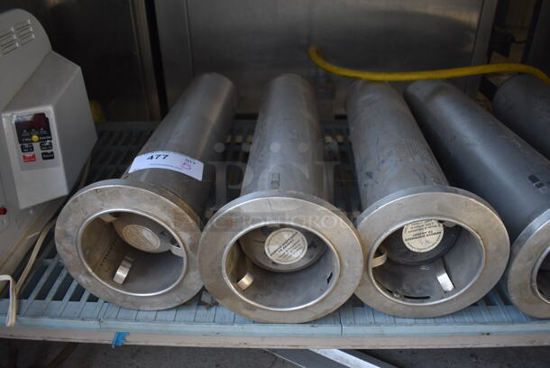 5 Metal Cup Dispenser Chutes. 7.5x7.5x22.5. 5 Times Your Bid! - Image 2 of 3