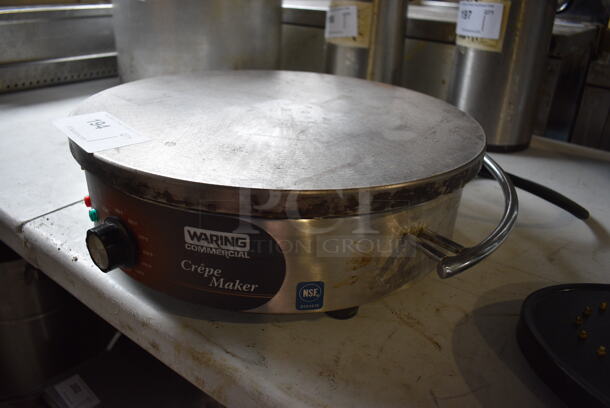 Waring Model WSC160X Stainless Steel Commercial Countertop Electric Powered Crepe Maker. 120 Volts, 1 Phase. 19x18x5 - Image 2 of 4