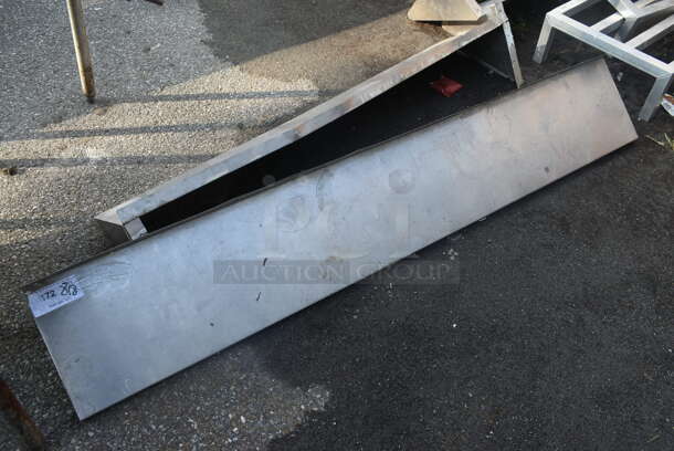 Stainless Steel Wall Mount Shelf. - Image 1 of 3