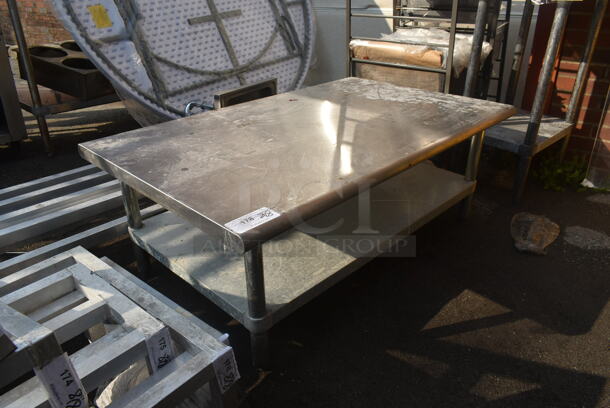 Stainless Steel Equipment Stand w/ Metal Under Shelf. - Image 2 of 4