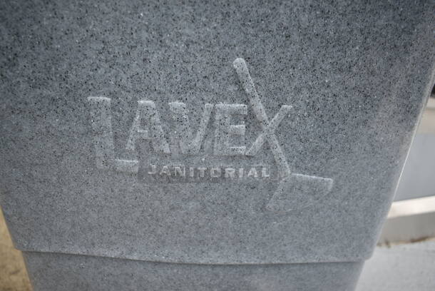 BRAND NEW SCRATCH AND DENT! Lavex Gray Poly Water Fountain. - Image 6 of 6