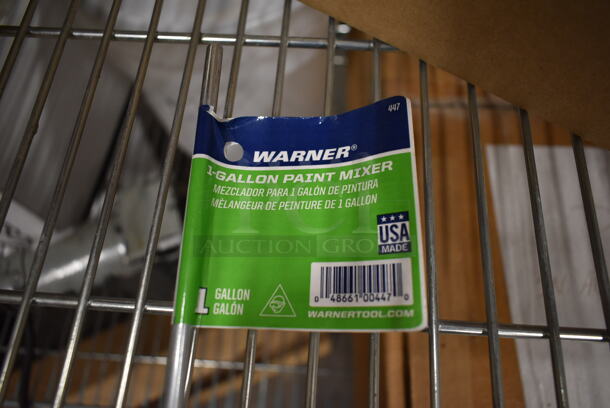 4 BRAND NEW! Boxes of 10 Warner 1 Gallon Paint Mixers. Total of 40. 40 Times Your Bid! - Image 3 of 4
