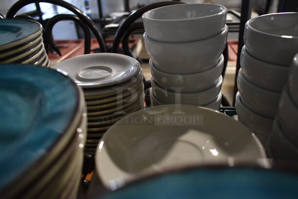ALL ONE MONEY! Lot of Approximately 63 Various Dishes Including Bowls and Saucers. - Image 4 of 4