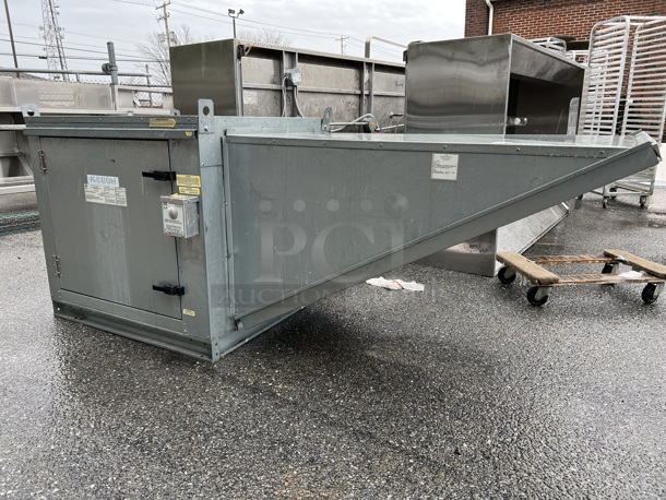 K-Tech Model K-A2-G12 Metal Commercial Power Ventilator Supply Air Fan. 208 Volts, 3 Phase. 40x40x39, 52x27x30 - Image 2 of 10