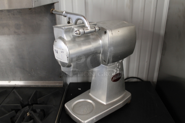 Fleetwood GM Stainless Steel Commercial Countertop Cheese Grater. 115 Volts, 1 Phase. Tested and Working! - Image 3 of 4