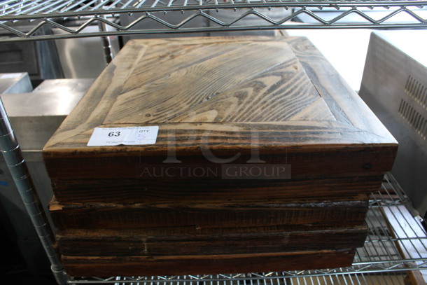 5 Wooden Tabletops. 21x24x2. 5 Times Your Bid!