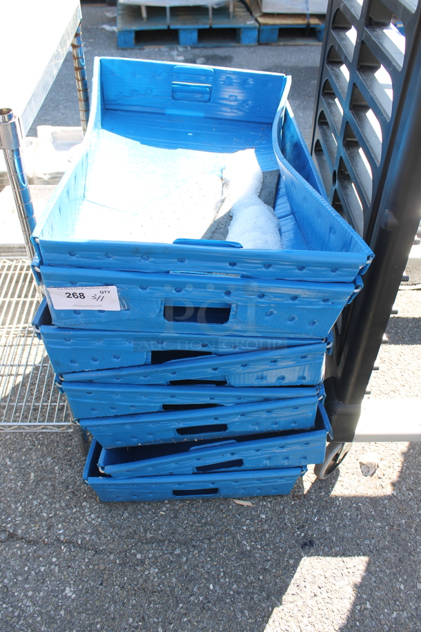 ALL ONE MONEY! Lot of 8 Blue Baskets. - Image 1 of 2