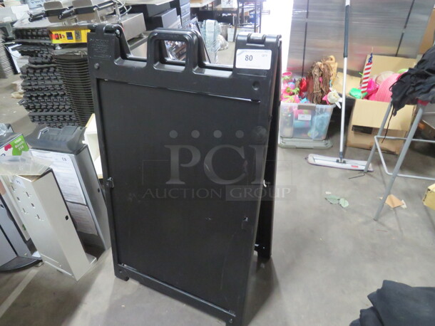 One Sidewalk Sign. 26.5X45.5 - Image 1 of 2