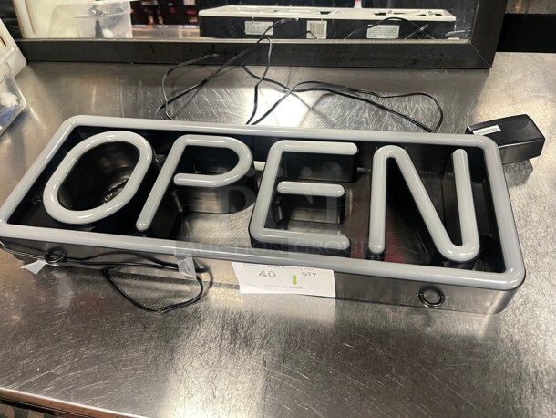 Commercial Store Open Sign - Image 1 of 8