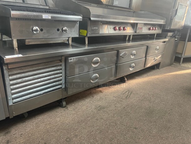 Working! Commercial Chef Base Cooler With Drawers Great For Equipment 115 Volt NSF Tested and Working!