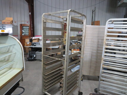 One Speed Rack On Casters. 23.5X26.5X73.5