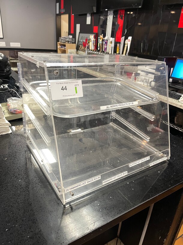 Clean! Choice 3 Tray Commercial Bakery Display Case with Rear Doors NSF