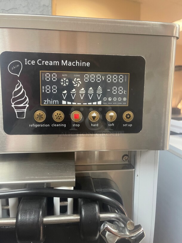 Bran New! Commercial Counter Top Three Flavors Ice Cream Machine 115 Volt 1200 Watts NSF Tested and Working! - Image 6 of 8