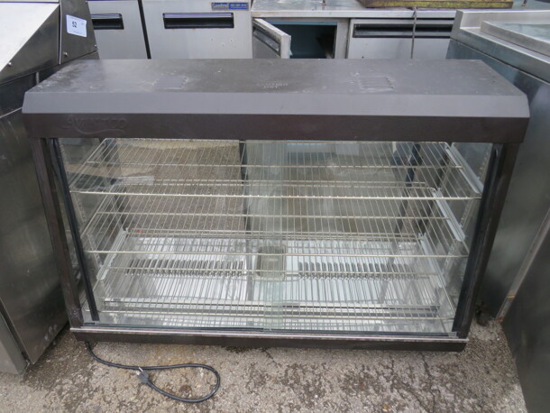 One Avantco Heated Display Case With 3 Shelves. 110 Volt. Model# 177HDC48. 46X18X32 - Image 1 of 2
