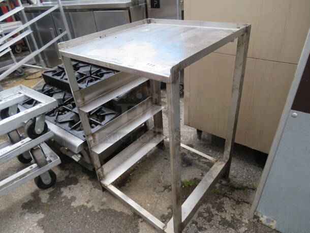 One Stainless Steel Dishwasher Rack Table. 22X22.5X35 - Image 1 of 1