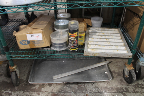 ALL ONE MONEY! Tier Lot of Various Items Including CDs and Metal Baking Pan