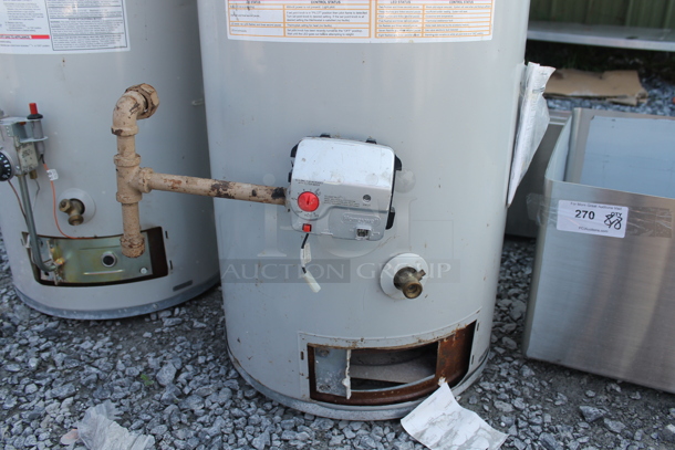 Bradley White DS140S6FBN Metal Commercial Natural Gas Powered Water Heater. - Image 4 of 6